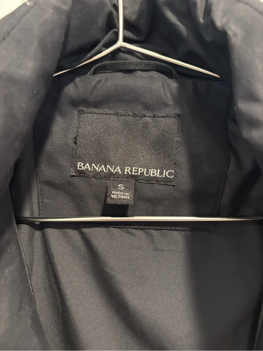 Banana Republic Men's Black Field Jacket with Snap Pockets